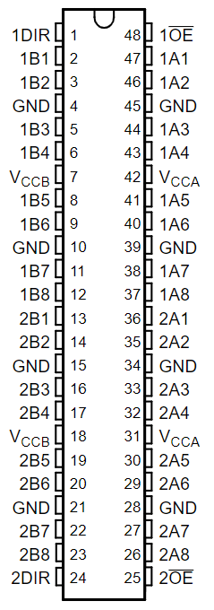 SN74LVC16T245DL