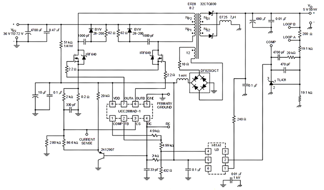UCC2808AQDR-1Q1