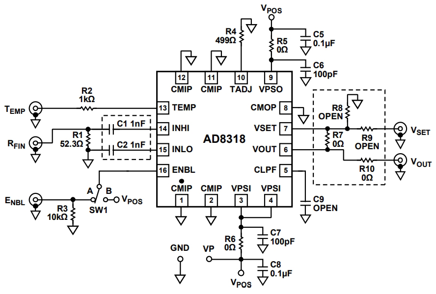 AD8318ACPZ-WP