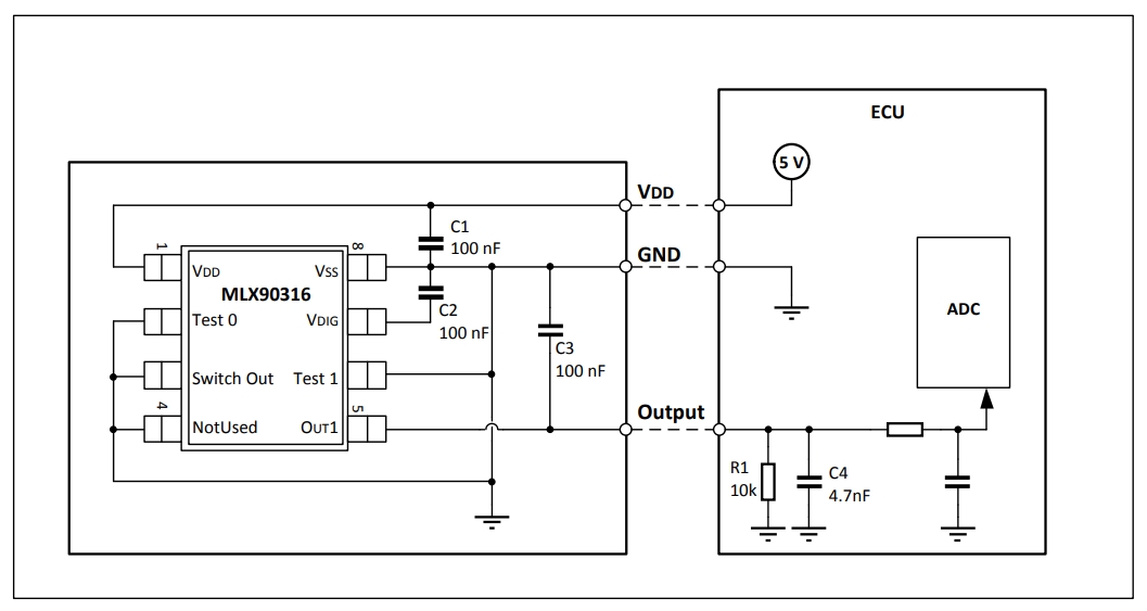 MLX90316KGO-BCG-000-TU