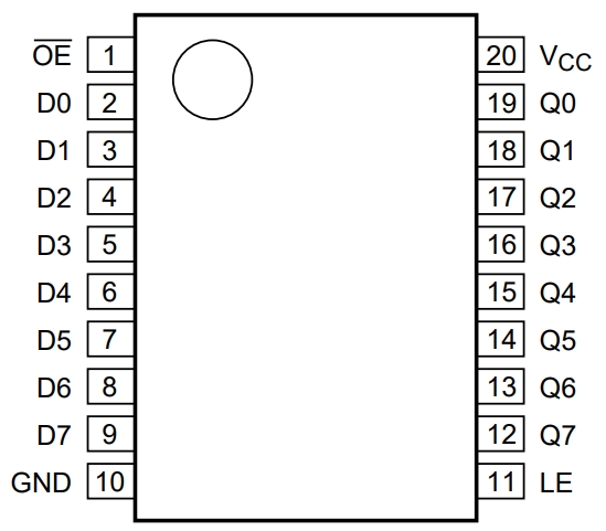 74HC573D,652