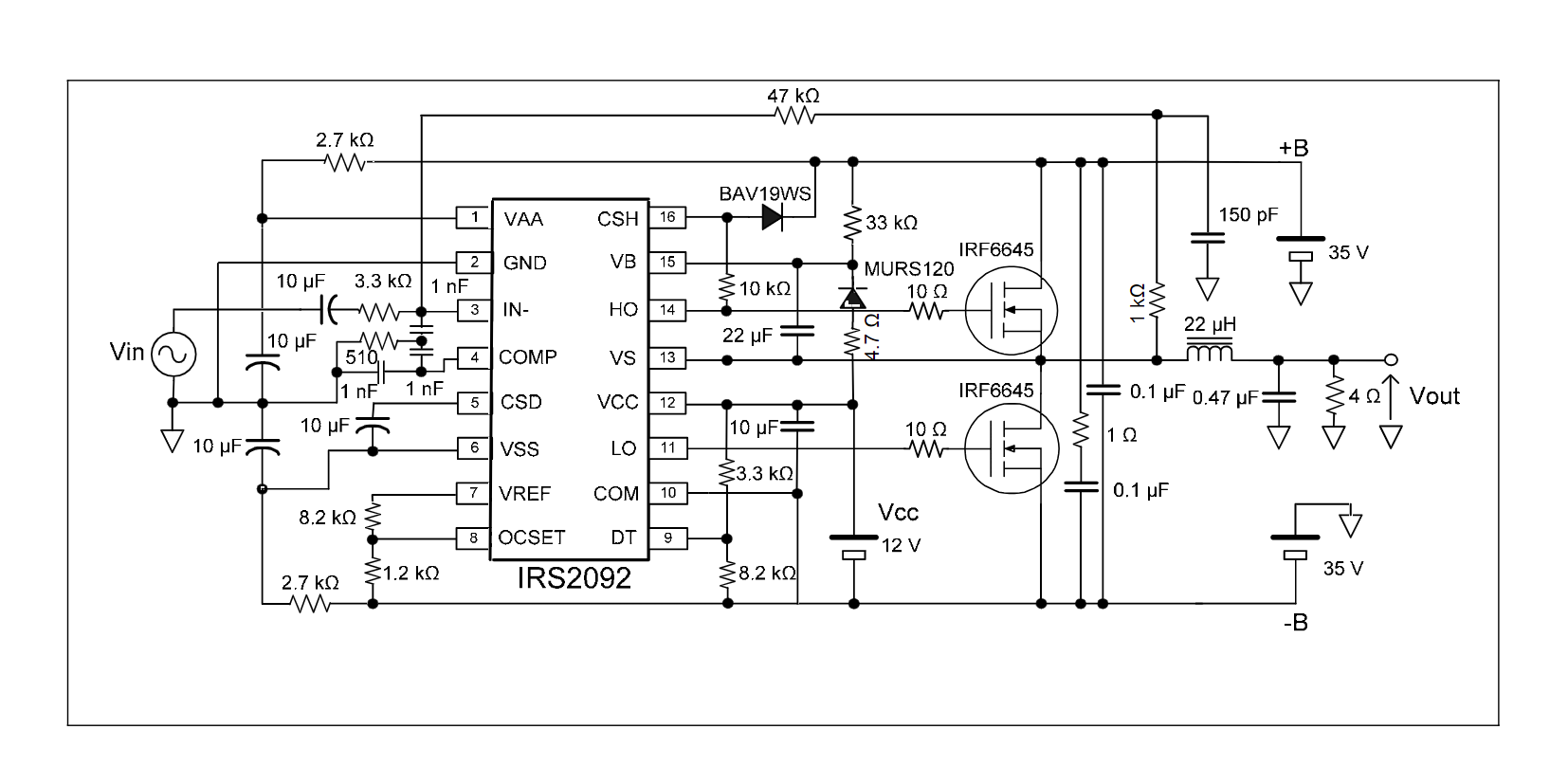IRS2092STRPBF