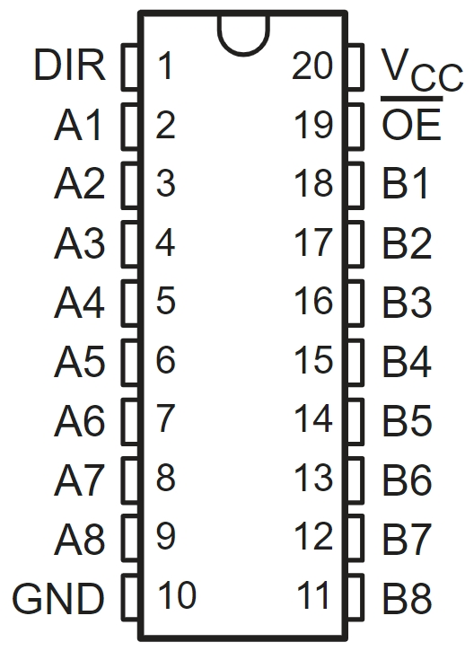 SN74HC245NSRE4