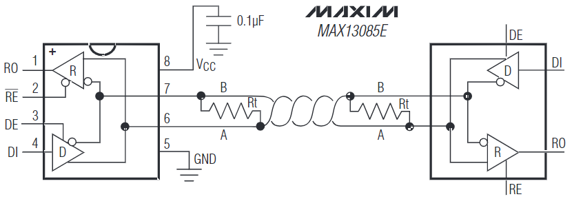 MAX13085EESA+T