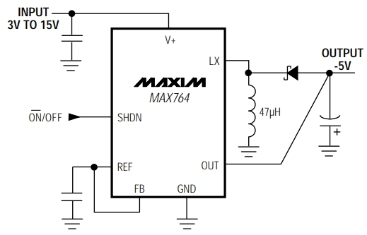 MAX764ESA+T
