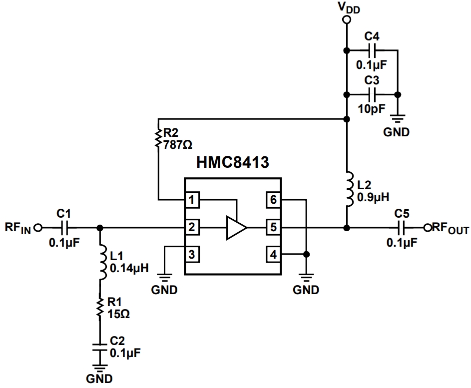 HMC8413LP2FE