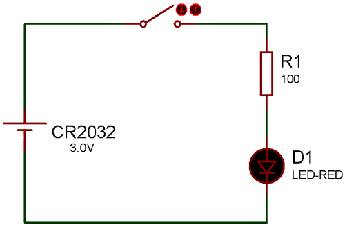 Circuit-using-cr2032